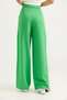 High Waist Wide Leg Trousers Green - 5
