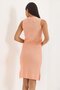 Zero Sleeve Camisole Slit Midi Dress Powder - 5