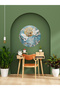 Japanese Style, Crane and Flower Pattern, Glass, Wall Sticker, 50X50Cm - 6