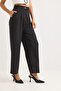 High Waist Wide Leg Trousers Black - 2