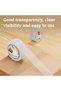 30213 Packing Tape, 48mm×100y×45um, Transparent, 6 Rolls/Tube – For Sealing Cartons - 4