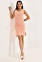 Zero Sleeve Camisole Slit Midi Dress Powder - 2