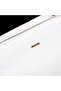 Women's Cross Soft Leather Snap Fastener Three Compartment Bag White Lopez - 2
