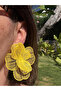 Filigree Yellow Flower Earrings