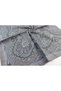 120X120 Ethnic Pattern Oversized Scarf Cotton Scarf Oversized Vintage Scarf Gray - 3