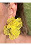 Filigree Yellow Flower Earrings - 3