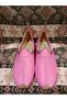Ottoman Yemeni World Yemeni (Carik), Ottoman Yemeni World, Genuine Leather Yemeni, Pink Color. - 3