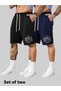 Advantage Pack of 2 Printed Men's Shorts - Relaxed Fit Men's Shorts