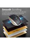 1600DPI Silent Mouse, Ergonomic Symmetric 2.4Ghz Cordless Silent Keys Mouse with Long Batter - 5