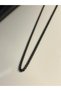 Women's Steel Necklace - 2mm 70 cm Gourmet Black Color • Lover • Wife • Father • Chain Necklace - 3