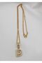 Steel Xuping Model D Letter Baguette Stone Gift Necklace for Lover, Mother, Friend - 4