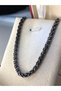 Spiga Model Black Finish • in Light Box Steel Necklace Gift for Lover • Wife • Dad - 6