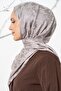 شال جاكار بنمط كبير على شكل مربعات - 5
