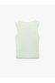 Slim Fit Crew Neck Draped Sleeveless T-Shirt - 2