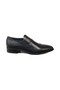 Bayclas Laceless Men's Genuine Leather Square Metal Accessory Banded Side Laser Printed Neolite Sole Shoes