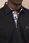 Regular Fit Collar Garnished Cotton Polo Neck T-Shirt - 5