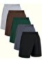Pack of 5 Men's Relaxed Fit Combed Cotton Shorts - 2