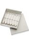 Casa PORTAFORTUNA IN-050A08/6 Mocha Spoons in Gift Box Set of 6