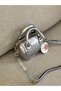 Small Lined Long Strap Silver Hand Bag En17 Boy12 - 3