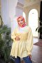 Elastic waist gathered kimono tunic - 2