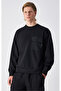 C-Tech Crewneck Sweatshirt Black Men's Sweatshirt-220828-Kk001