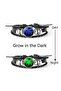 Shining Lion Sign, Adjustable Faux Leather Bracelet, Suitable for Both Men and Women - 3