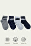 4 Pairs of Colorful Children's College Socks – Fun and Comfortable Design - 3