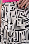 Labyrinth Pattern Long Maxi Skirt - 5