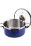 Pot with Lid Blue cm 20 H 10
