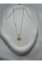 Güneş Gold Gold Color Steel Necklace - 2