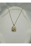 Sun Rainbow Moon Star Design Zircon Stone Gold Gold Color Steel Necklace - 6