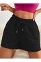 Women's Black Shorts Plus Size Oversized Sweatpants Sports Casual Wear Quality Stylish Appearance Yus - 4