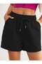 Women's Black Shorts Plus Size Oversized Sweatpants Sports Casual Wear Quality Stylish Appearance Yus - 2