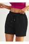 Women's Black Shorts Plus Size Oversized Sweatpants Sports Casual Wear Quality Stylish Appearance Yus - 3