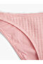 Textured Bikini Bottom - 3
