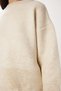 Women's Cream Knitwear Sweater Skirt Set Mt00160 - 4