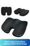 Visco Sitting Cushion Orthopedic Visko Pillow Lumbar Back Support Cushion