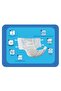 Diaper with Waistband Medium (m) 54 Pieces (6 Packs of 9) - 2