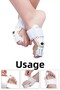 2-Piece Splint Toe Finger Thumb Corrector Bone Dislocation Straightener Apparatus for Scalloped Feet - 4