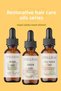 Repairing Hair Care Oils Set - Argan Oil, Jojoba Oil, Sweet Almond Oil - Pure and Natural