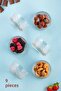 Amelia 6-Piece Glass Bowl Delight Bowl Set Snack Bowl 4X7 cm - 2