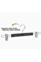 Black Wood Look Pant and Skirt Hanger Premium Special Series 24 Pieces - 3
