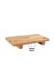 Solid Ash Wood Serving and Cutting Board – 33X22.5X4.5 cm |   Suitable for Food Contact, Natural Wood - 3