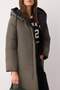 Black-Khaki Regular Fit Reversible Water-Repellent Puffer Jacket TWOAW26MO00089 - 4