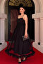 Tulle Fabric Gather Detailed Dress - Black - 2