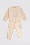 Girl's Bear Stone Printed 2-Piece Girl's Set