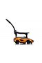 Lamborghini Ride on Push Car Walking Toy Stroller with USB Port-Orange - 5