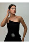 Silver Buckled Pull-Through Elastic Women's Belt, Jacket Belt, Shirt Belt, Dress Belt - 4