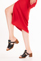 Women's Genuine Leather Medium Heeled Daily Stylish Slippers Iz.1308 - 3