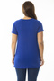 Women's Large Size Sax Chest Detailed Blouse 65N36925 - 7